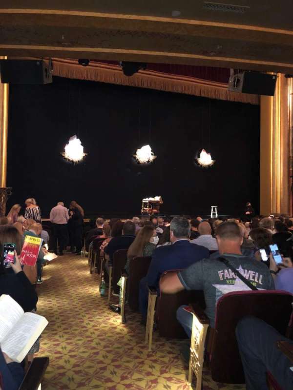 St. James Theatre, section: Orchestra L, row: O, seat: 1