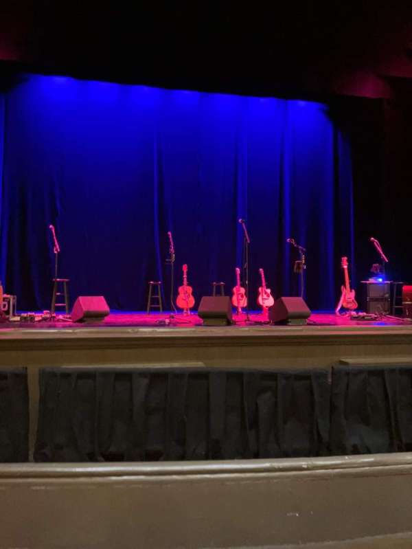 Northampton Academy of Music, section: Orchestra, row: B, seat: 109