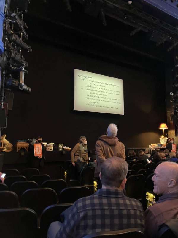 Hayes Theater, section: Orchestra L, row: K, seat: 5