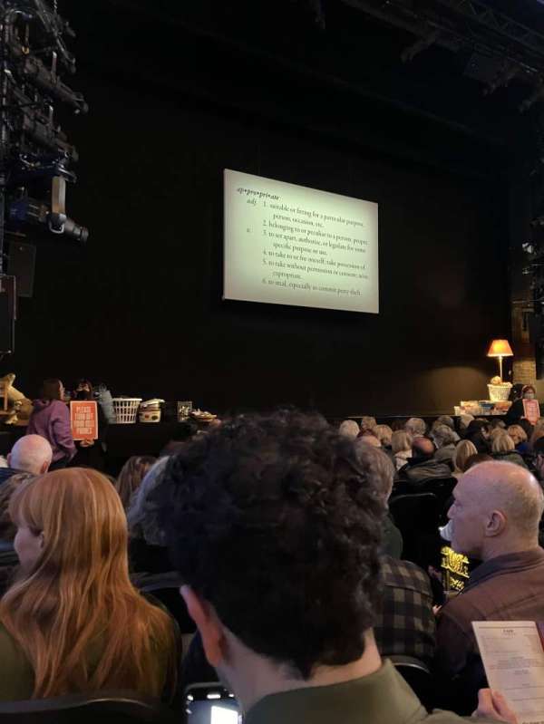 Hayes Theater, section: Orchestra L, row: K, seat: 7