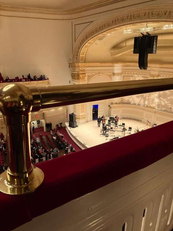 Carnegie Hall, section: Dress Circle FR, row: AA, seat: 82