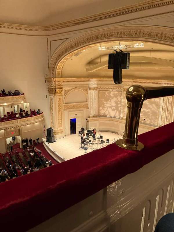 Carnegie Hall, section: Dress Circle FR, row: AA, seat: 80