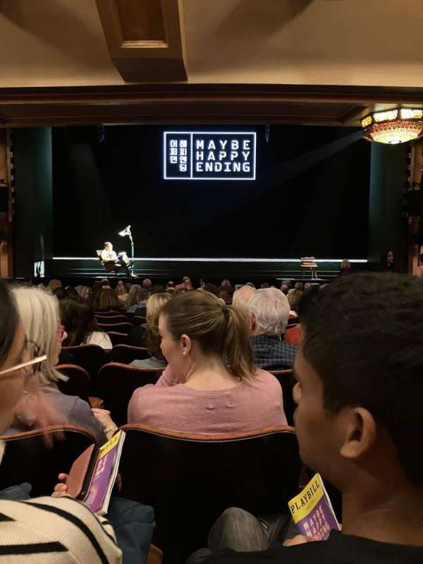 Belasco Theatre, section: Orchestra C, row: Q, seat: 109