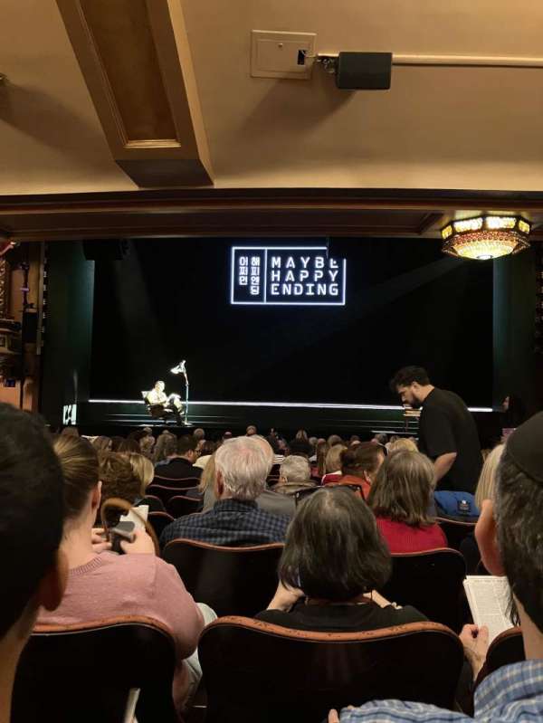 Belasco Theatre, section: Orchestra C, row: Q, seat: 110