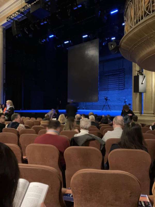Music Box Theatre, section: Orchestra R, row: L, seat: 22