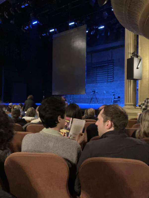 Music Box Theatre, section: Orchestra R, row: J, seat: 18
