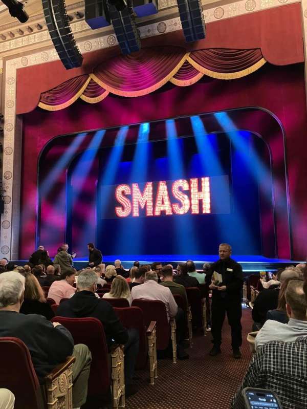 Imperial Theatre, section: Orchestra R, row: M, seat: 2