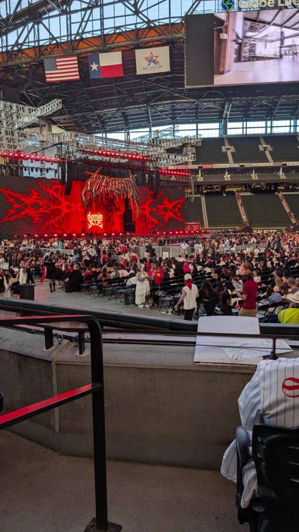 Globe Life Field, section: 5, row: 3, seat: 1