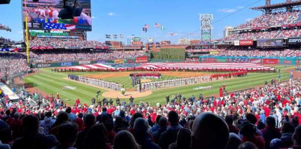 Citizens Bank Park, section: 122, row: 34, seat: 20