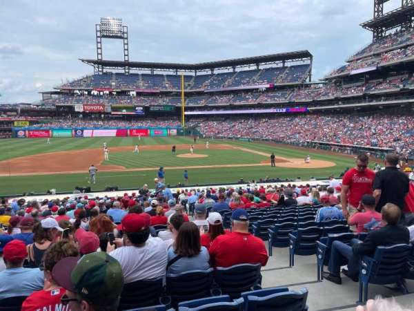 Citizens Bank Park, section: 131, row: 25, seat: 4