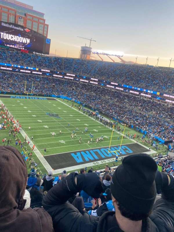 Bank of America Stadium, section: 505, row: 8, seat: 15