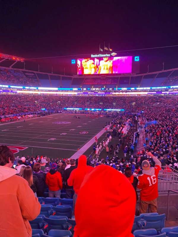Bank of America Stadium, section: 226, row: 11, seat: 5