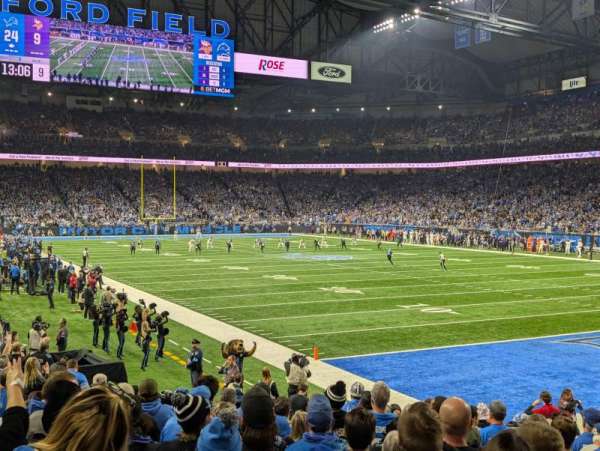 Ford Field, section: 113, row: 14, seat: 4