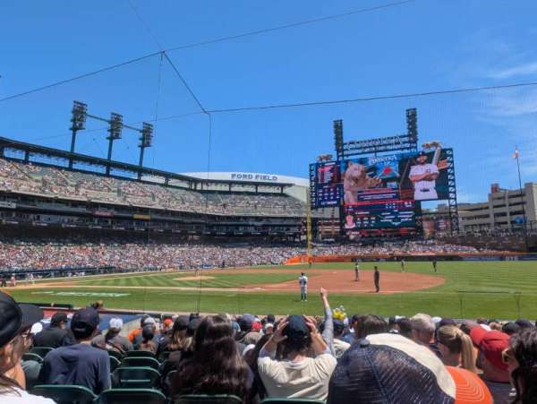Comerica Park, section: 119, row: 16, seat: 7