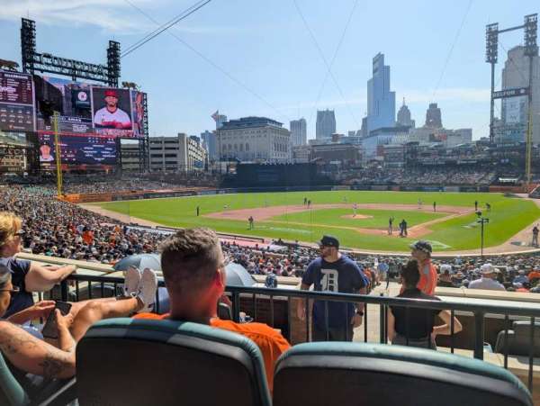 Comerica Park, section: TD129B, row: B, seat: 3