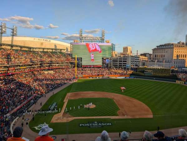 Comerica Park, section: 323, row: 2, seat: 9