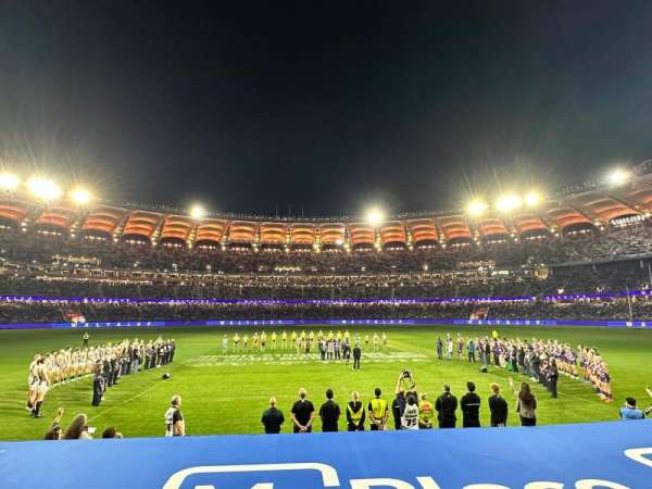Optus Stadium, section: 118, row: 5, seat: 5