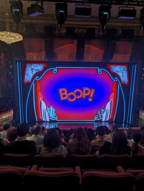 Broadhurst Theatre, section: Mezzanine C, row: G, seat: 104