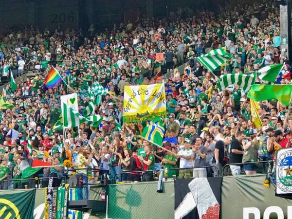 Providence Park, section: Field, row: 1, seat: 5