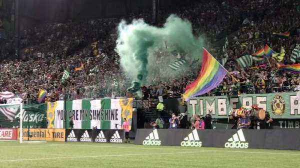 Providence Park, section: Field, row: 1, seat: 5