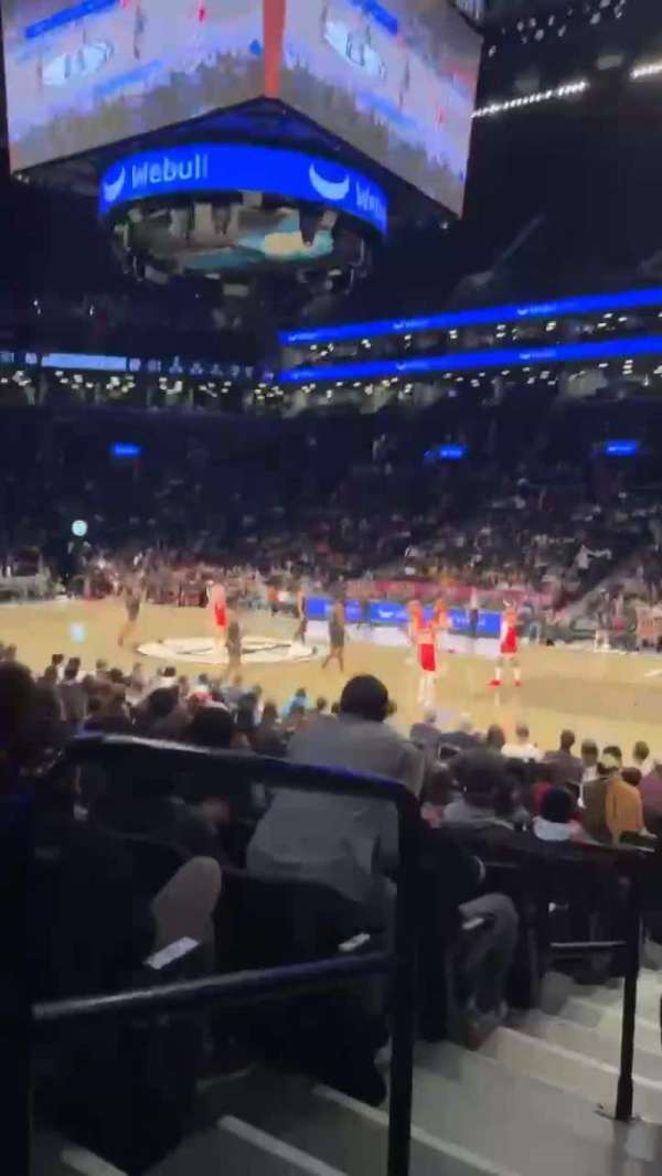 Barclays Center, section: 22, row: 9
