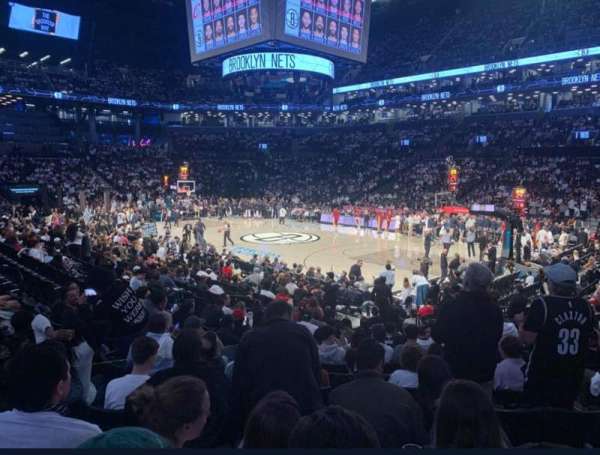 Barclays Center, section: 20, row: 14, seat: 7