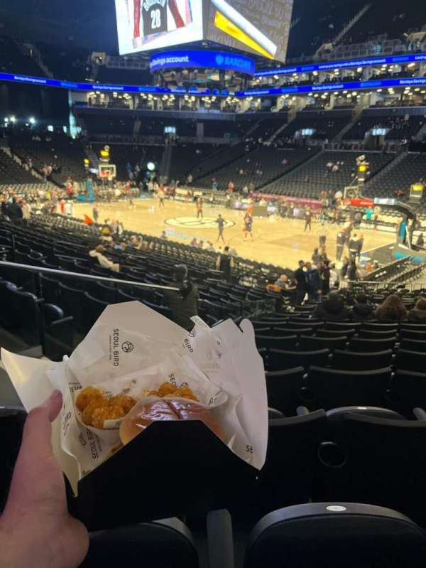 Barclays Center, section: 20, row: 17, seat: 9