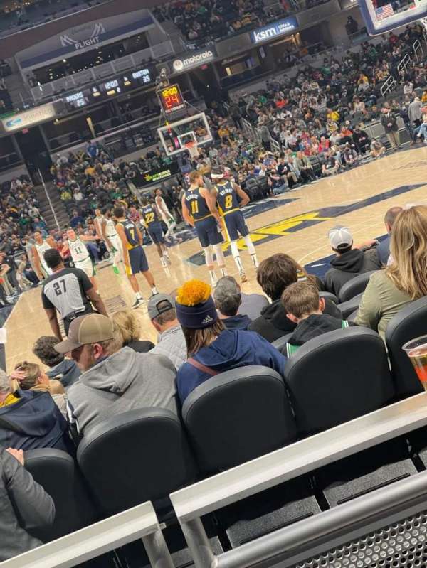 Gainbridge Fieldhouse, section: 1, row: 3, seat: 8