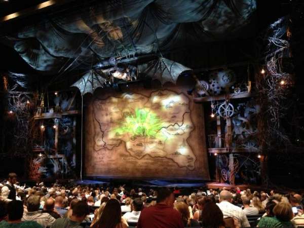 Gershwin Theatre, section: Orchestra R, row: R, seat: 20