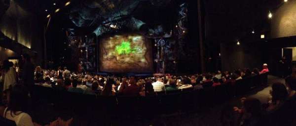 Gershwin Theatre, section: Orchestra R, row: R, seat: 20