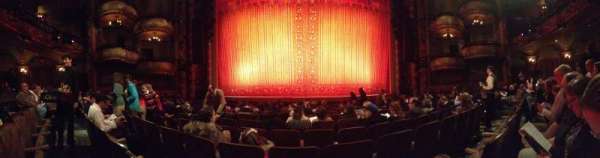 New Amsterdam Theatre, section: Orchestra C, row: J, seat: 107