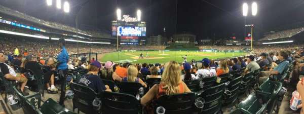 Comerica Park, section: 125, row: 14, seat: 9