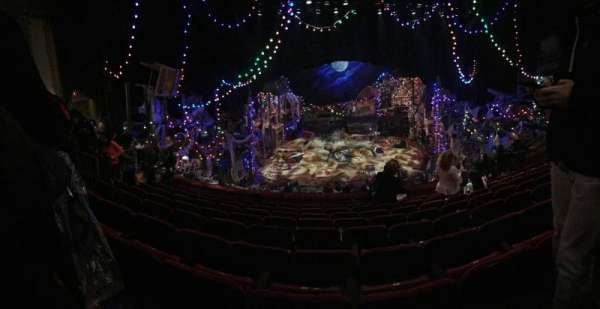 Neil Simon Theatre, section: Front Mezzanine C, row: J, seat: 107
