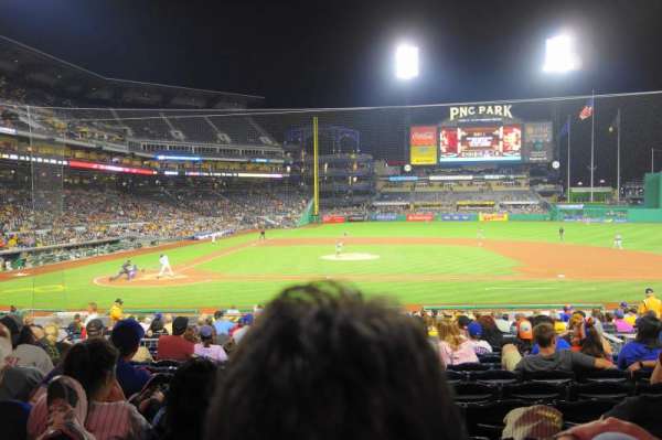 PNC Park, section: 112, row: M, seat: 7
