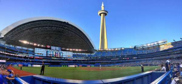 Rogers Centre, section: 128L, row: 1, seat: 110