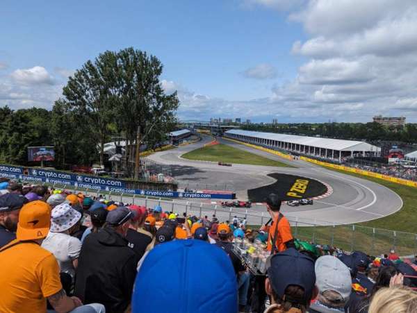 Circuit Gilles Villeneuve, section: 11 - 4, row: X, seat: 17