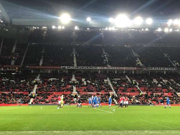 Old Trafford, section: S122, row: EE, seat: 215