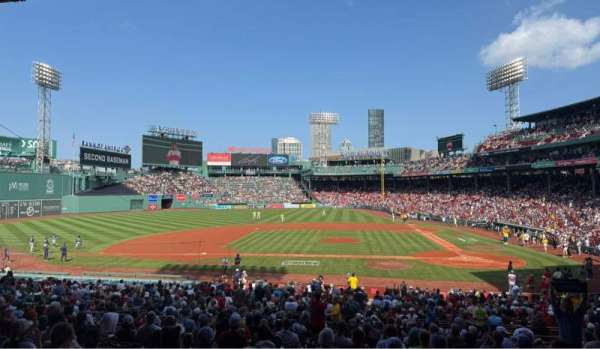 Fenway Park, section: Grandstand 25, row: 6, seat: 6