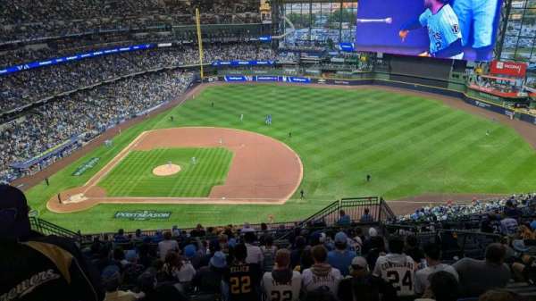 American Family Field, section: 414, row: 19, seat: 13