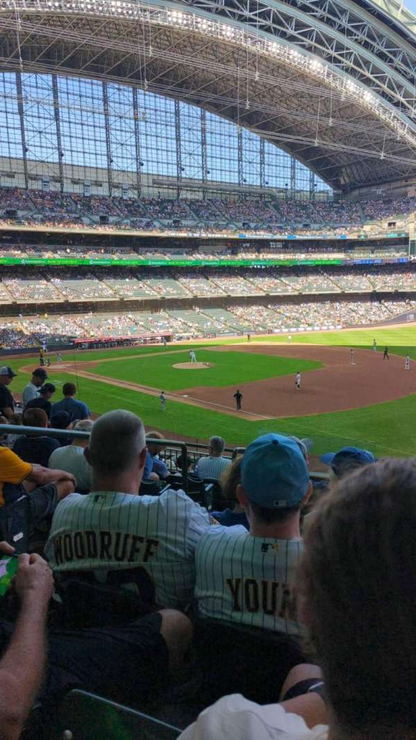 American Family Field, section: 209, row: 8, seat: 3