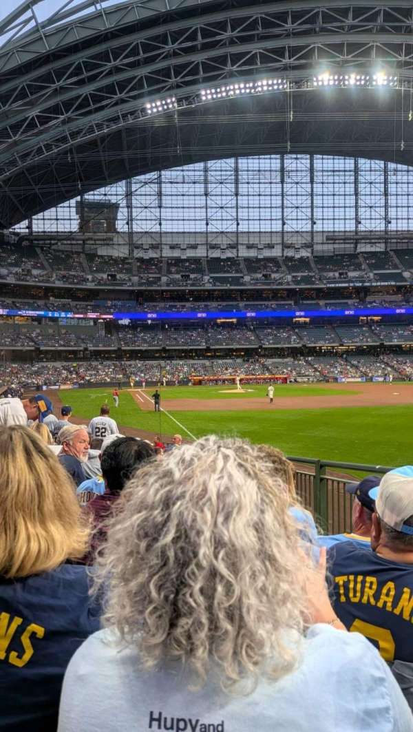 American Family Field, section: 107, row: 16, seat: 16