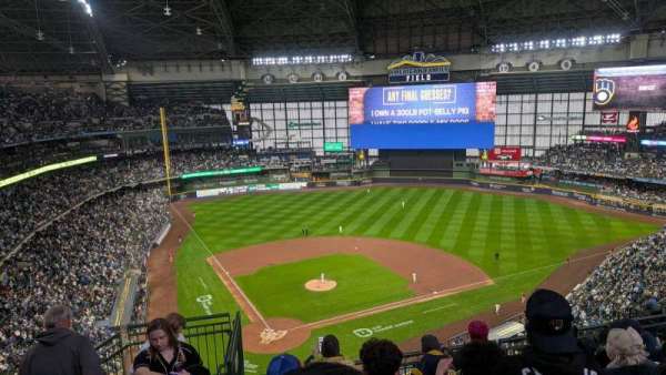 American Family Field, section: 419, row: 13, seat: 2