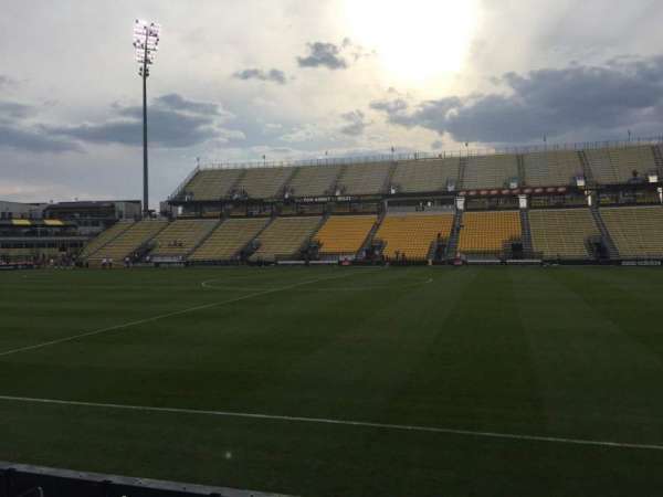 Historic Crew Stadium, section: 104, row: 1, seat: 7