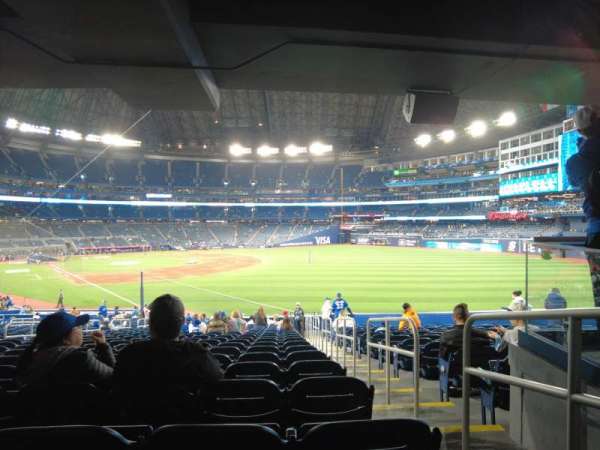 Rogers Centre, section: 109, row: A, seat: 1