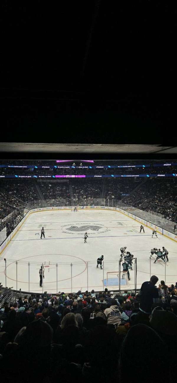 Climate Pledge Arena, section: 21, row: BAR, seat: 9