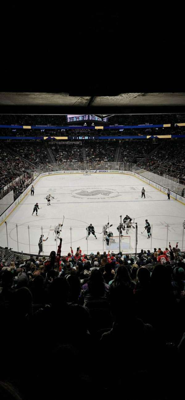 Climate Pledge Arena, section: 21, row: 21, seat: 7