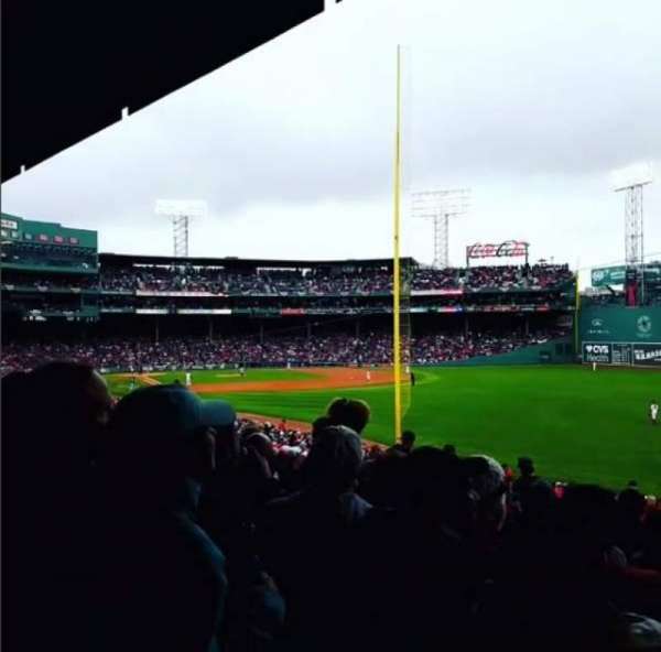 Fenway Park, section: Grandstand 6, row: 3, seat: 9