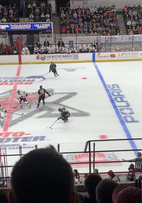 Propst Arena, section: 308, row: G, seat: 2