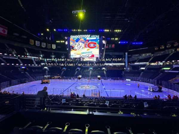 Bridgestone Arena, section: 106, row: L, seat: 11