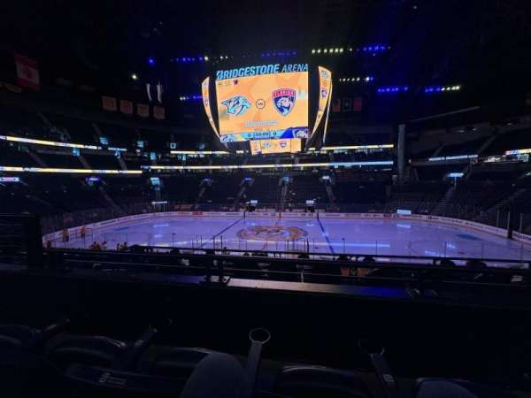 Bridgestone Arena, section: 106, row: L, seat: 12